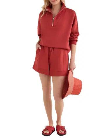 Varley Hawley Half-Zip Sweatshirt | Thumbnail 1 Varley Hawley Half-Zip Sweatshirt | Thumbnail 1