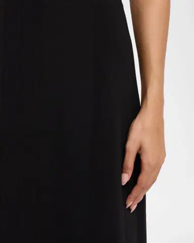 Misook A-Line Fluid Stretch Midi Skirt | Thumbnail 4 Misook A-Line Fluid Stretch Midi Skirt | Thumbnail 4