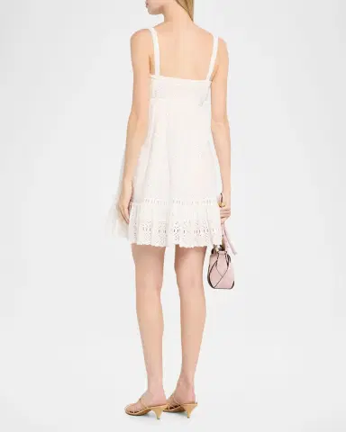 Ulla Johnson Nerelle Cotton Eyelet Mini Dress | Thumbnail 2 Ulla Johnson Nerelle Cotton Eyelet Mini Dress | Thumbnail 2