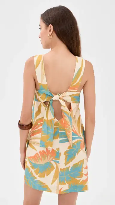 Little Lies Aurora Tieback Dress Print | Thumbnail 3 Little Lies Aurora Tieback Dress Print | Thumbnail 3