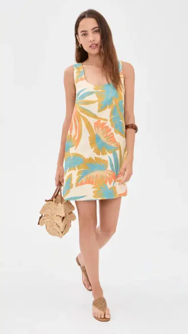 Little Lies Aurora Tieback Dress Print | Thumbnail 5 Little Lies Aurora Tieback Dress Print | Thumbnail 5