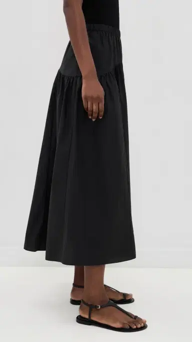 Theory Curved Yoke Circle kirt black - 001 | Thumbnail 4 Theory Curved Yoke Circle kirt black - 001 | Thumbnail 4