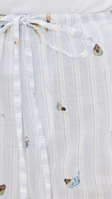 En Saison Nicole Shorts White Blue Multi | Thumbnail 6 En Saison Nicole Shorts White Blue Multi | Thumbnail 6