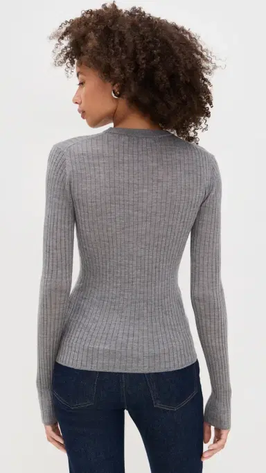 A.L.C. A. L.C. Kyle Top Medium Heather Grey M | Thumbnail 3 A.L.C. A. L.C. Kyle Top Medium Heather Grey M | Thumbnail 3