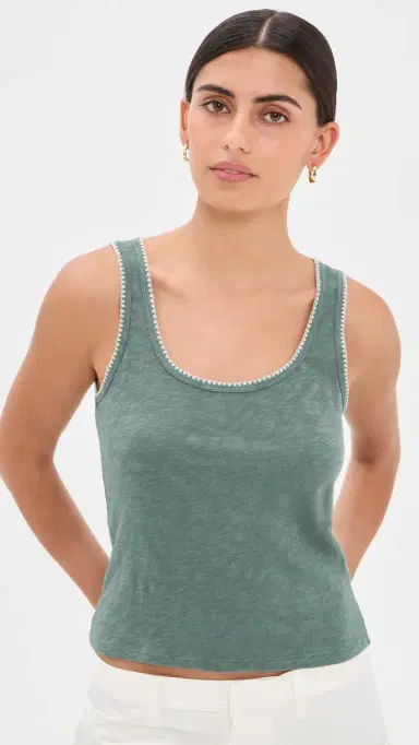 Z Supply Julian Tank Top Everglade | Thumbnail 2 Z Supply Julian Tank Top Everglade | Thumbnail 2