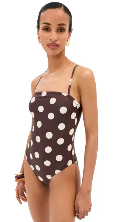 LE BOP Square Neck One Piece Polka Dot M | Thumbnail 1 LE BOP Square Neck One Piece Polka Dot M | Thumbnail 1