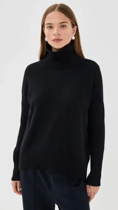 Lisa Yang Heidi Cashmere Sweater Black 1 | Thumbnail 2 Lisa Yang Heidi Cashmere Sweater Black 1 | Thumbnail 2