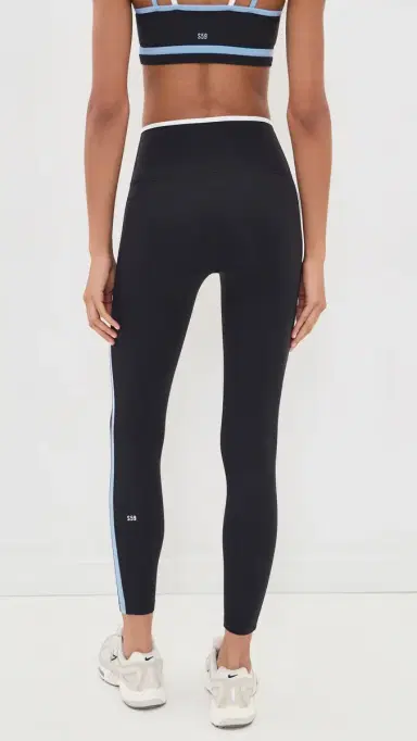 Splits59 Sam Rigor 7/8 Leggings Black/Skylight | Thumbnail 3 Splits59 Sam Rigor 7/8 Leggings Black/Skylight | Thumbnail 3