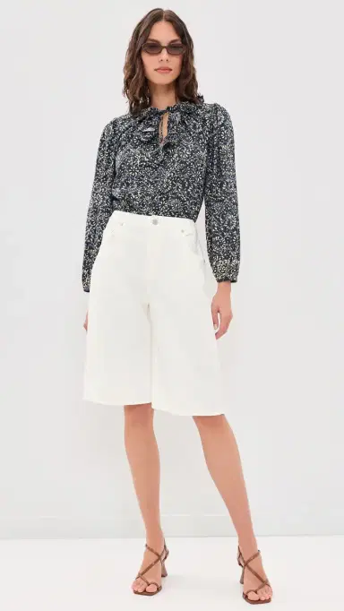 Ulla Johnson Siena Cotton Top Midnight Bloom | Thumbnail 5 Ulla Johnson Siena Cotton Top Midnight Bloom | Thumbnail 5