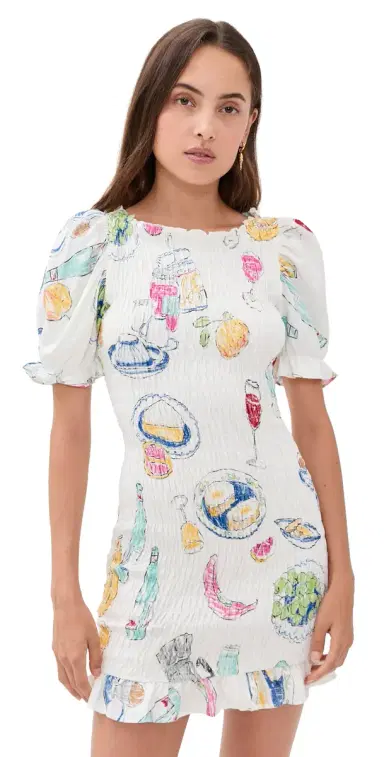 Lisa Says Gah Soho Mini Dress Euro Breakfast | Thumbnail 1 Lisa Says Gah Soho Mini Dress Euro Breakfast | Thumbnail 1