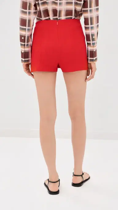 Tibi Creased Stretch Crepe Print Skort Red | Thumbnail 3 Tibi Creased Stretch Crepe Print Skort Red | Thumbnail 3