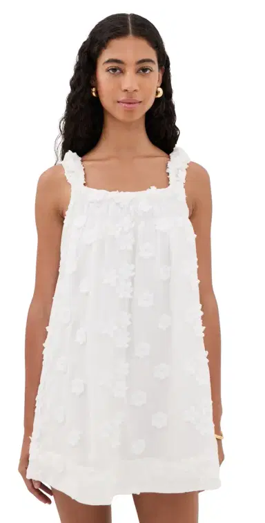 MAUDE CLUB argaret Mini Dress White | Thumbnail 1 MAUDE CLUB argaret Mini Dress White | Thumbnail 1