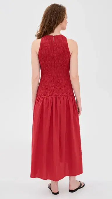 FAITHFULL Sanchia Midi Dress Chilli | Thumbnail 3 FAITHFULL Sanchia Midi Dress Chilli | Thumbnail 3