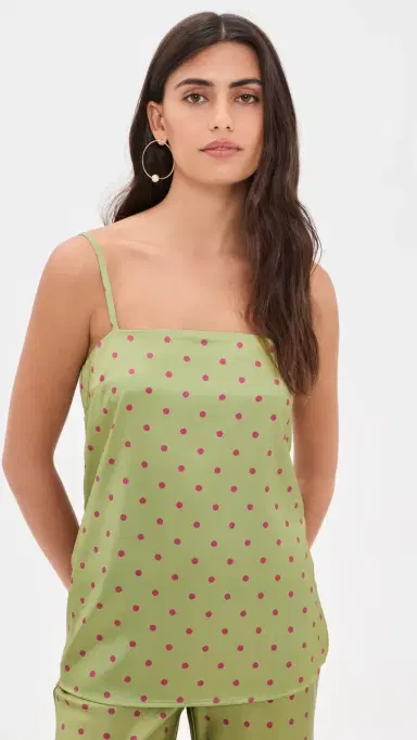 MADISON THE LABEL Santos Top Olive w/ Burgundy pot | Thumbnail 2 MADISON THE LABEL Santos Top Olive w/ Burgundy pot | Thumbnail 2