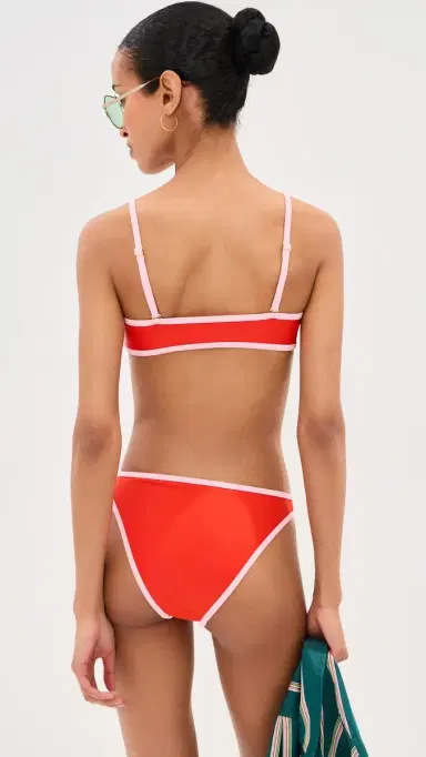 LE BOP Tamera Colorblock Bikini Top Clambake/Pink | Thumbnail 3 LE BOP Tamera Colorblock Bikini Top Clambake/Pink | Thumbnail 3