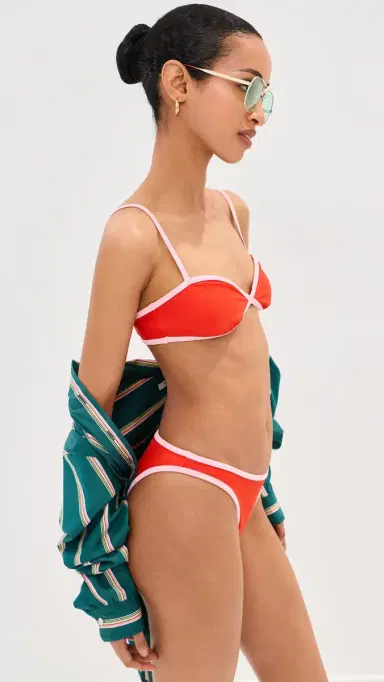 LE BOP Tamera Colorblock Bikini Top Clambake/Pink | Thumbnail 4 LE BOP Tamera Colorblock Bikini Top Clambake/Pink | Thumbnail 4