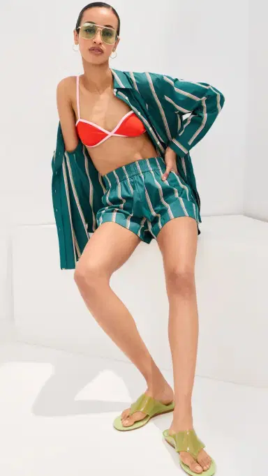 LE BOP Tamera Colorblock Bikini Top Clambake/Pink | Thumbnail 5 LE BOP Tamera Colorblock Bikini Top Clambake/Pink | Thumbnail 5