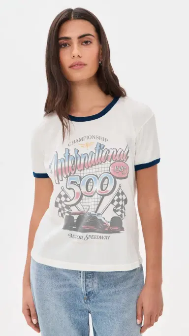 Original Retro Brand Motor peedway Ringer Tee AWH/NAV | Thumbnail 2 Original Retro Brand Motor peedway Ringer Tee AWH/NAV | Thumbnail 2