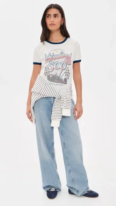 Original Retro Brand Motor peedway Ringer Tee AWH/NAV | Thumbnail 5 Original Retro Brand Motor peedway Ringer Tee AWH/NAV | Thumbnail 5