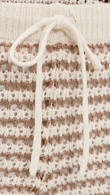Z Supply Lyla triped Sweater Shorts Taro | Thumbnail 6 Z Supply Lyla triped Sweater Shorts Taro | Thumbnail 6