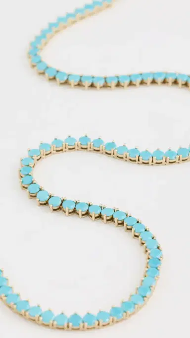 HART Turquoise Tennis Necklace | Thumbnail 4 HART Turquoise Tennis Necklace | Thumbnail 4