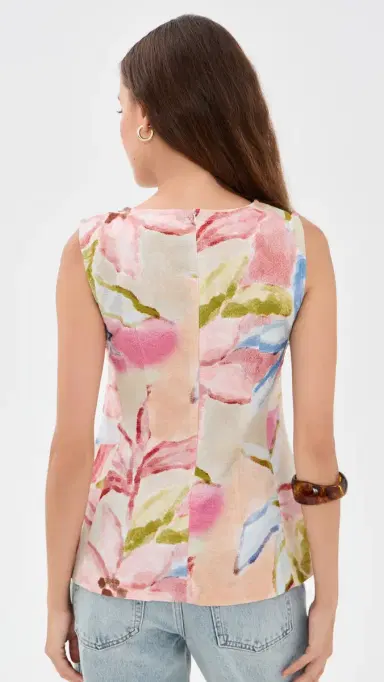 Little Lies Gardenia Top Print | Thumbnail 3 Little Lies Gardenia Top Print | Thumbnail 3