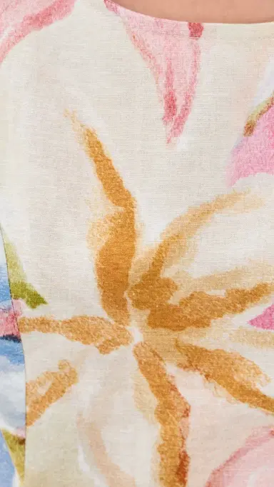 Little Lies Gardenia Top Print | Thumbnail 6 Little Lies Gardenia Top Print | Thumbnail 6