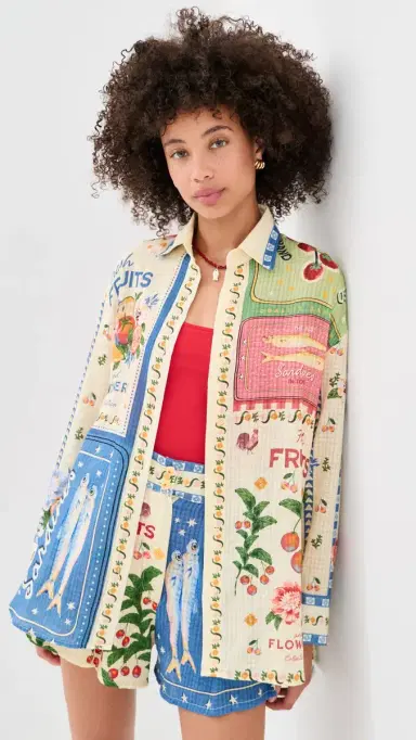Agua Bendita Anastasia Basket Shirt Multicolor | Thumbnail 2 Agua Bendita Anastasia Basket Shirt Multicolor | Thumbnail 2