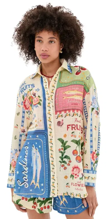Agua Bendita Anastasia Basket Shirt Multicolor | Thumbnail 1 Agua Bendita Anastasia Basket Shirt Multicolor | Thumbnail 1