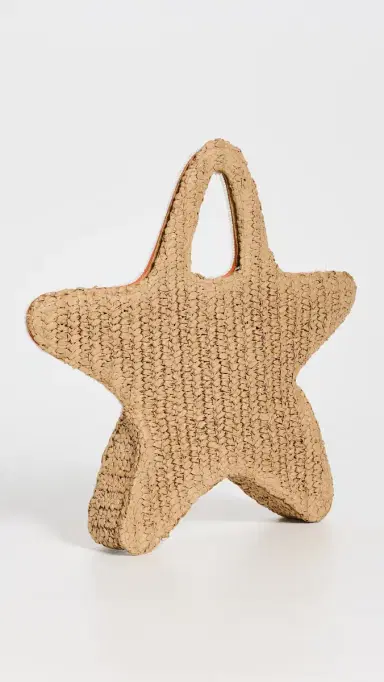 SIMONMILLER Beaded Starfish Bag Orange/Natural One Size | Thumbnail 4 SIMONMILLER Beaded Starfish Bag Orange/Natural One Size | Thumbnail 4