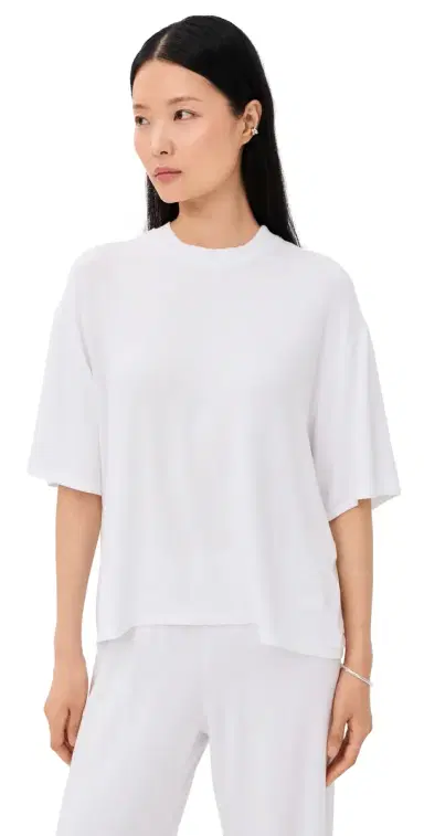 Sprwmn Oversized Boxy Tee White S | Thumbnail 1 Sprwmn Oversized Boxy Tee White S | Thumbnail 1