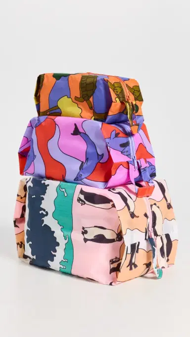 BAGGU 3D Zip Set Vacation Animals One Size | Thumbnail 2 BAGGU 3D Zip Set Vacation Animals One Size | Thumbnail 2