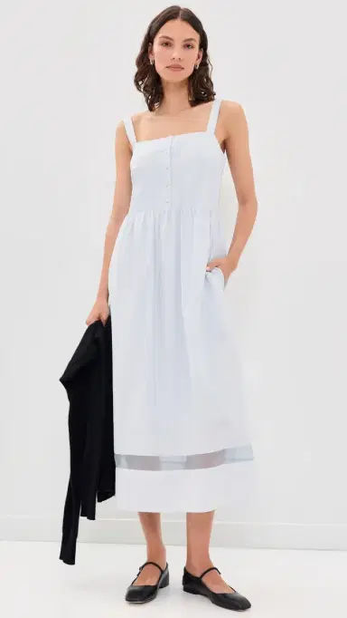 Jenni Kayne Sway Dress Baby Blue L | Thumbnail 2 Jenni Kayne Sway Dress Baby Blue L | Thumbnail 2