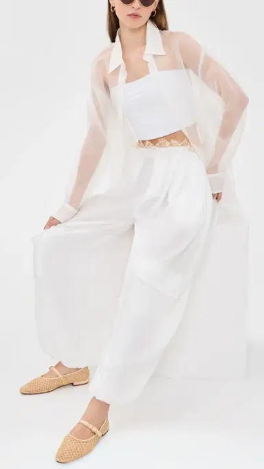 Sea Lisette Solid Pants White 2 | Thumbnail 2 Sea Lisette Solid Pants White 2 | Thumbnail 2