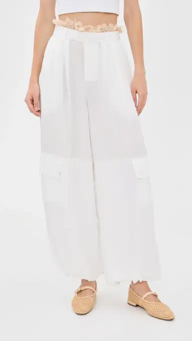 Sea Lisette Solid Pants White 2 | Thumbnail 3 Sea Lisette Solid Pants White 2 | Thumbnail 3