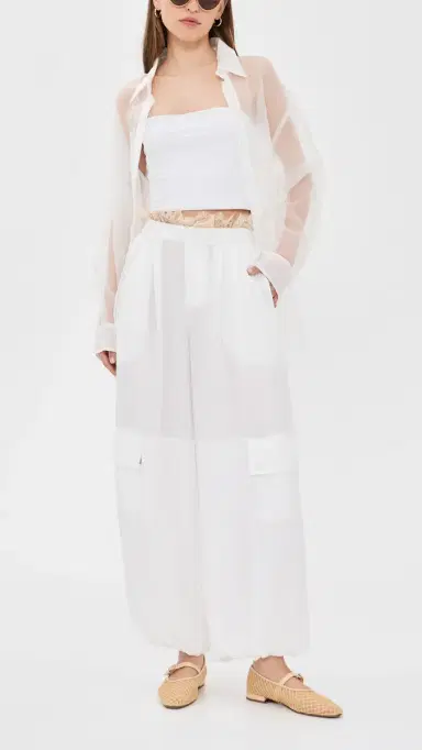 Sea Lisette Solid Pants White 2 | Thumbnail 6 Sea Lisette Solid Pants White 2 | Thumbnail 6