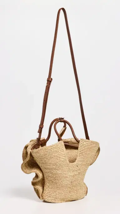 Zimmermann Goldentime Small Ruffle Tote | Thumbnail 4 Zimmermann Goldentime Small Ruffle Tote | Thumbnail 4
