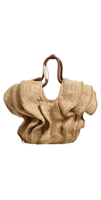Zimmermann Goldentime Small Ruffle Tote | Thumbnail 1 Zimmermann Goldentime Small Ruffle Tote | Thumbnail 1