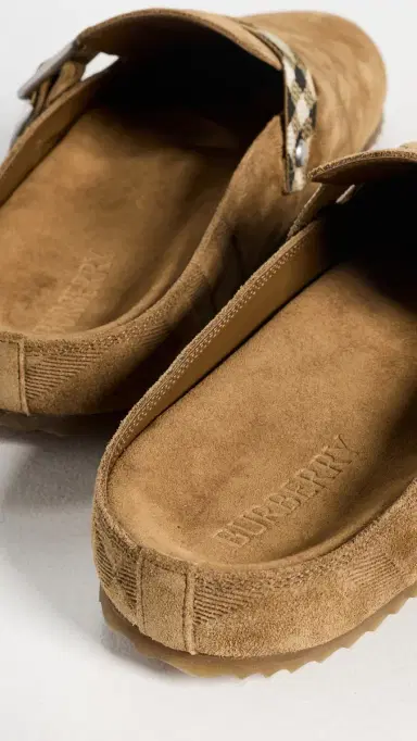 Burberry Suede Urchin Clogs Jute | Thumbnail 4 Burberry Suede Urchin Clogs Jute | Thumbnail 4