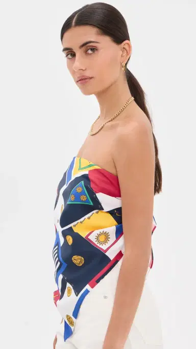 SEROYA Hark Satin Top Regatta | Thumbnail 4 SEROYA Hark Satin Top Regatta | Thumbnail 4