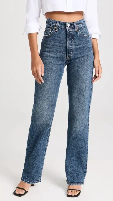Levi's Ribcage Full Length Jeans Valley View | Thumbnail 2 Levi's Ribcage Full Length Jeans Valley View | Thumbnail 2