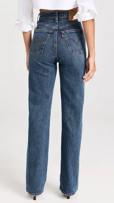 Levi's Ribcage Full Length Jeans Valley View | Thumbnail 3 Levi's Ribcage Full Length Jeans Valley View | Thumbnail 3