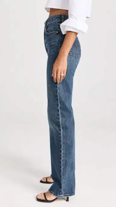 Levi's Ribcage Full Length Jeans Valley View | Thumbnail 4 Levi's Ribcage Full Length Jeans Valley View | Thumbnail 4