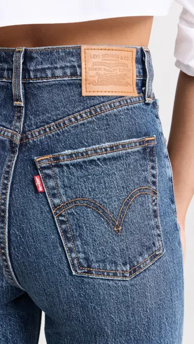 Levi's Ribcage Full Length Jeans Valley View | Thumbnail 6 Levi's Ribcage Full Length Jeans Valley View | Thumbnail 6