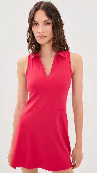 Beyond Yoga Active Preppy Dress Berry Red S | Thumbnail 2 Beyond Yoga Active Preppy Dress Berry Red S | Thumbnail 2