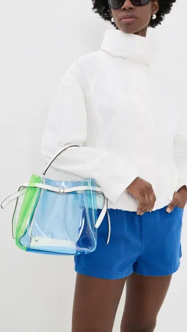 Tory Burch Colorblock Jelly Bucket Bag | Thumbnail 3 Tory Burch Colorblock Jelly Bucket Bag | Thumbnail 3