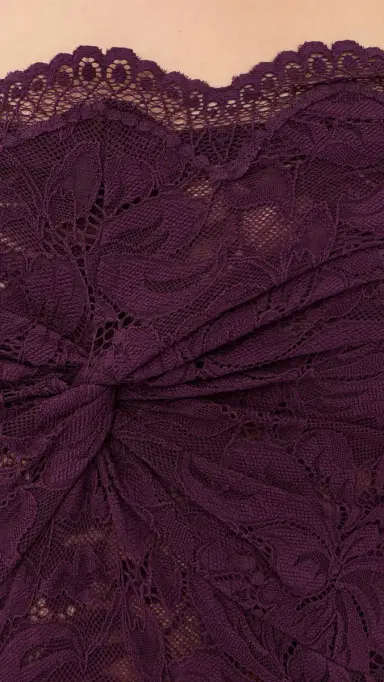 rabanne Twisted Stretch Lace Dress Magenta Purple | Thumbnail 6 rabanne Twisted Stretch Lace Dress Magenta Purple | Thumbnail 6