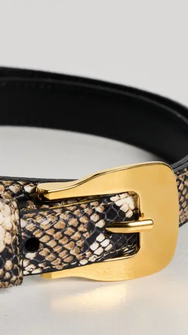 Altuzarra Square Buckle Belt Python acchia | Thumbnail 5 Altuzarra Square Buckle Belt Python acchia | Thumbnail 5