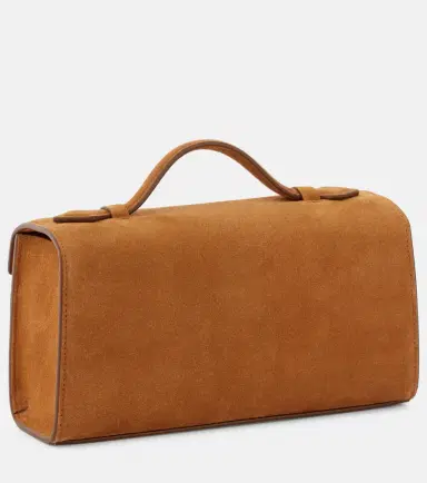 Savette Symmetry Pochette suede tote bag | Thumbnail 3 Savette Symmetry Pochette suede tote bag | Thumbnail 3