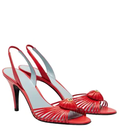 Valentino Garavani Royal 90 leather slingback sandals | Thumbnail 1 Valentino Garavani Royal 90 leather slingback sandals | Thumbnail 1